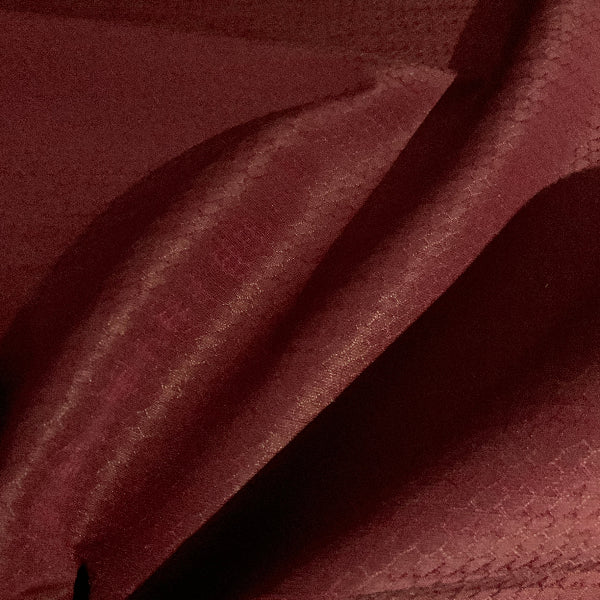 Snakeskin Cranberry Textured Burgundy Upholstery Fabric