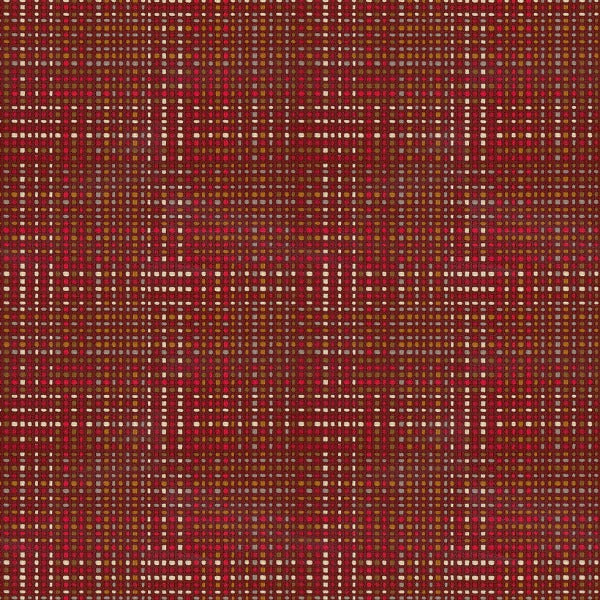Pallas Tartan On Point Red Upholstery Fabric