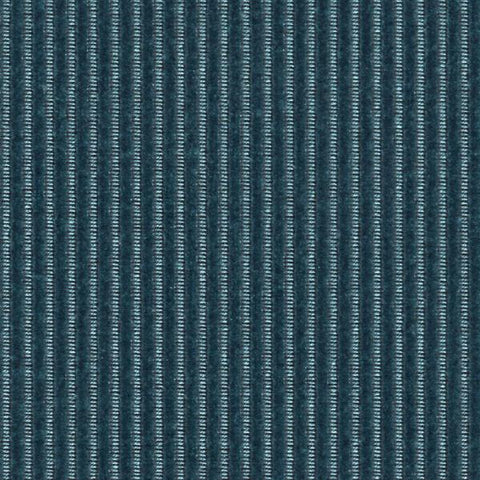 Remnant of Designtex Velvet Corduroy Dutch Blue Upholstery Fabric