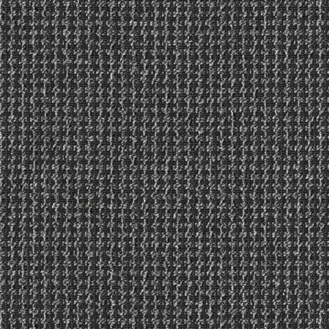 Designtex Boucle Houndstooth Coal Gray Upholstery Fabric
