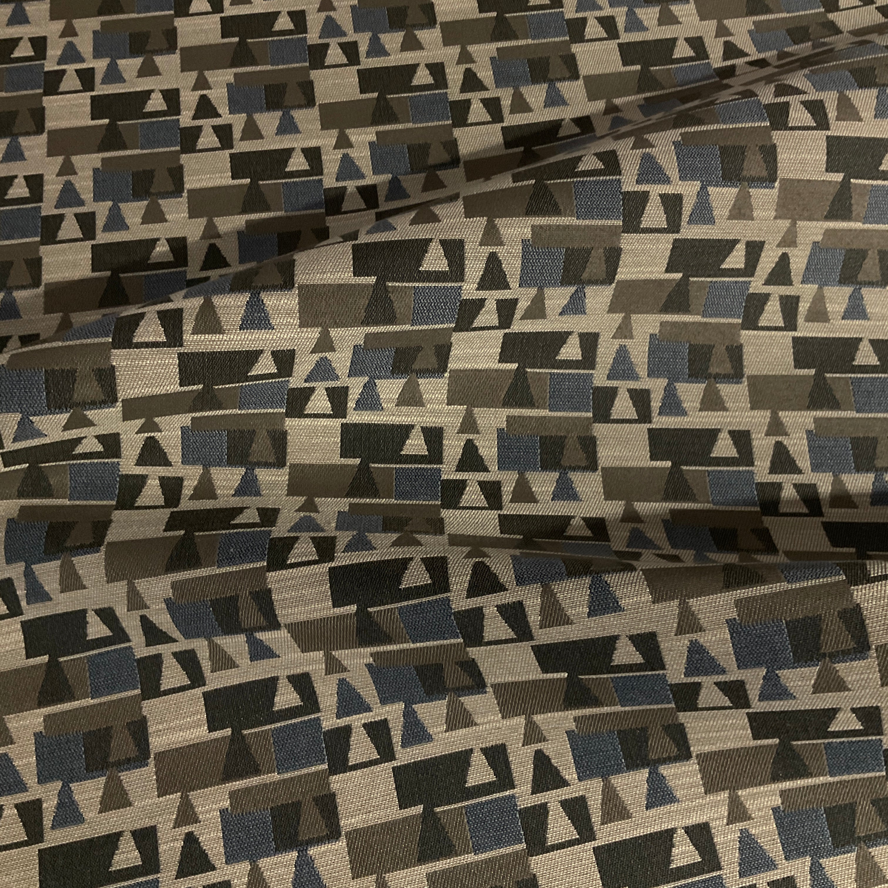 Remnant of CF Stinson Leaps and Bounds Stride Brown Upholstery Fabric