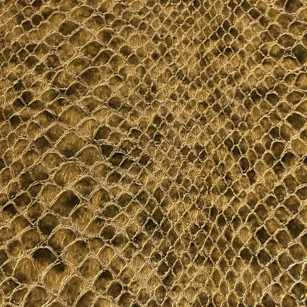 Golden Brown Alligator Designed Upholstery Vinyl