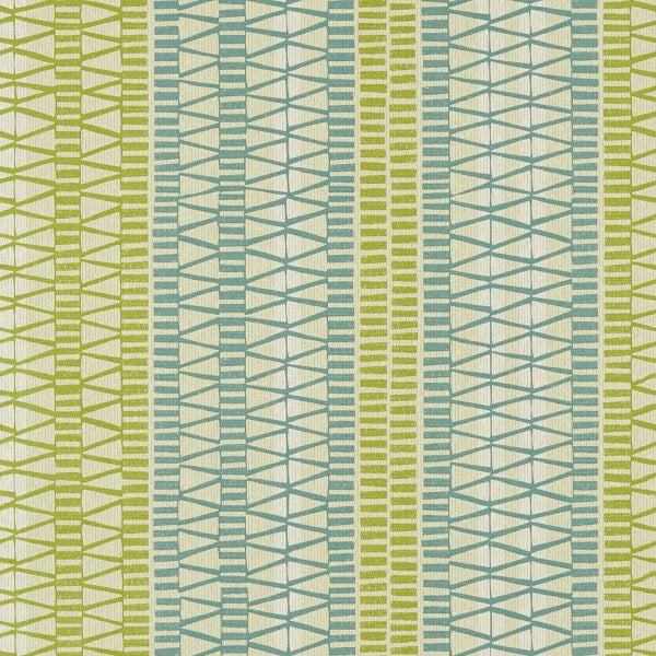 Remnant of Arc-Com Kuba Bluegrass Upholstery Vinyl