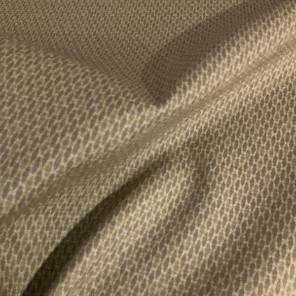 Maharam Enmesh Barrel Chain link Design Upholstery Vinyl Brown