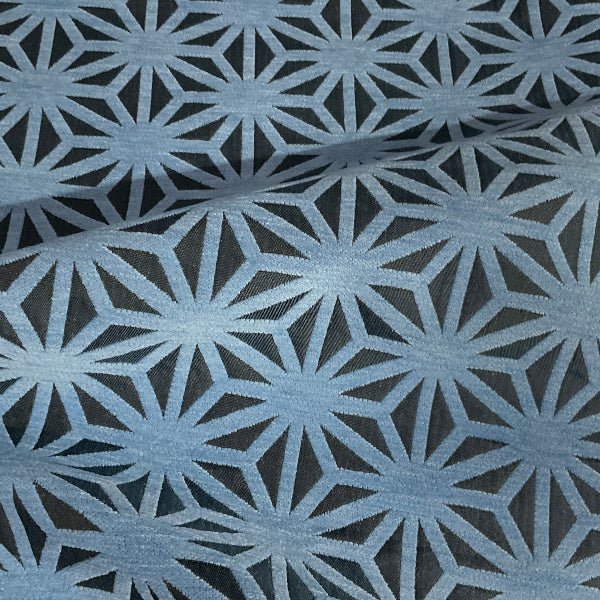 Arc-Com Kirigami Sky Blue Upholstery Fabric