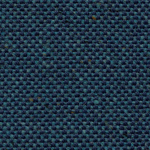 Unika Vaev Calibre Icon Blue Wool Upholstery Fabric