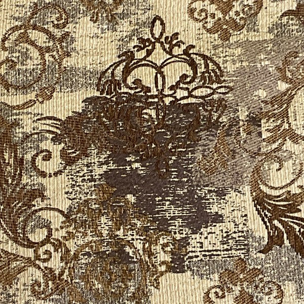 Carolina Brown Upholstery Fabric