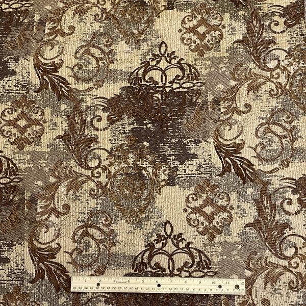 Carolina Brown Upholstery Fabric Yardage