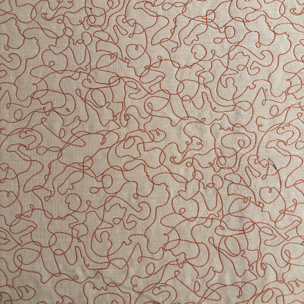 Designtex Wire Winsor Orange Upholstery Fabric