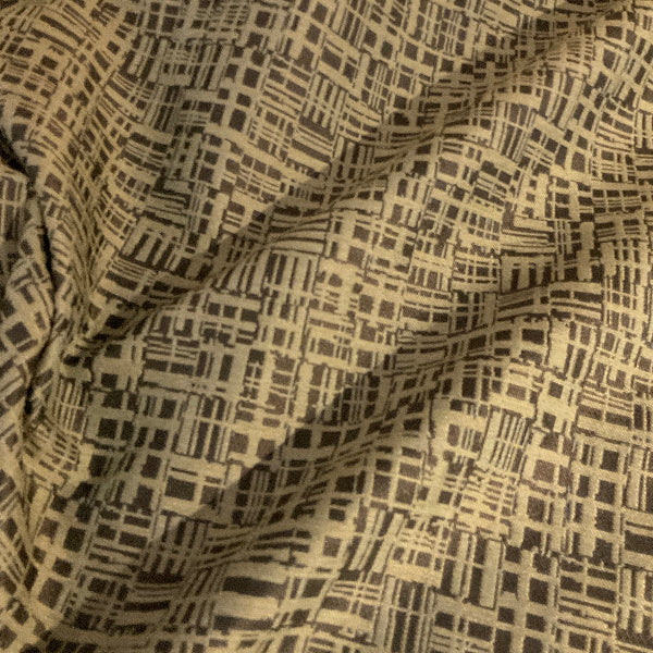 Duvaltex Big City Tokyo Brown Upholstery Fabric