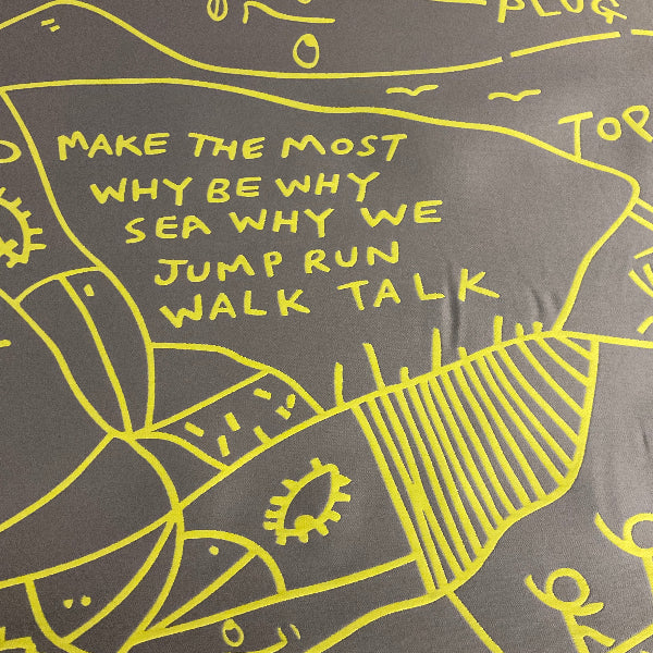 Momentum Well Well Well Grey Upholstery Fabric