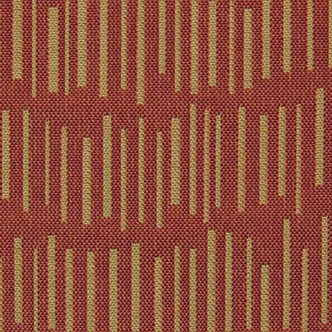 Luna Matchsticks Crown Red Upholstery Fabric