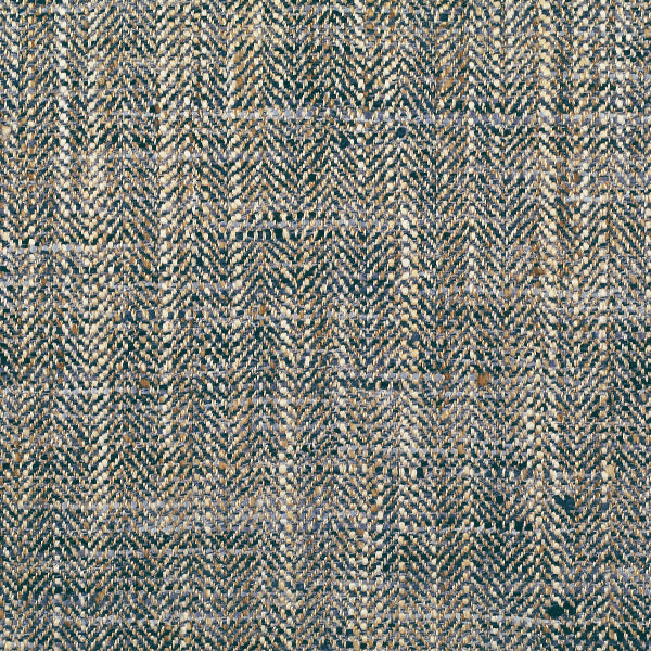 Remnant of P Kaufmann C Handcraft Ink Blue Upholstery Fabric