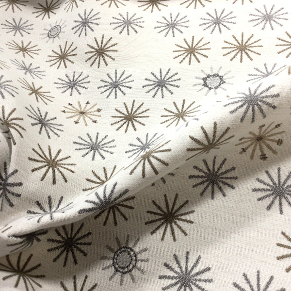 Remnant of Mayer Spokes Quartz Sunbrella Upholstery Fabric