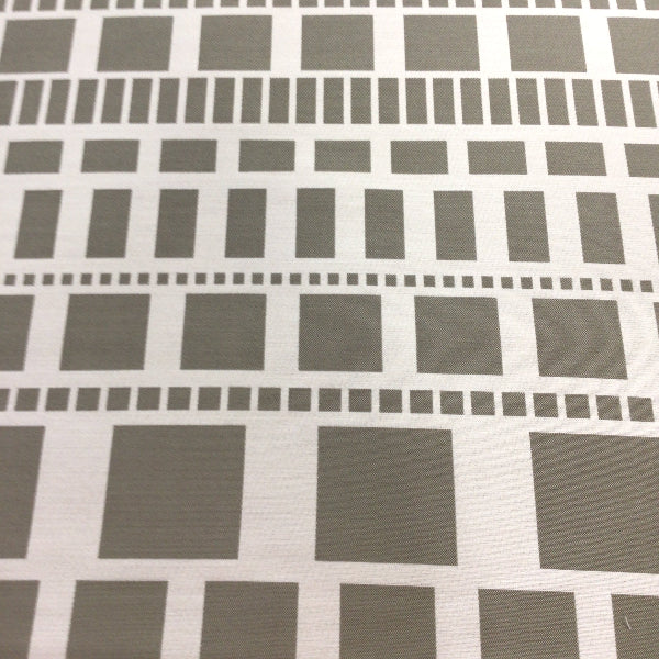 Remnant of Sina Pearson In Repeat Green/Ivory Sunbrella Upholstery Fabric