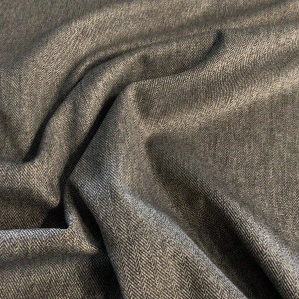 Richloom Fabrics Macallen Flannel Gray Upholstery Fabric