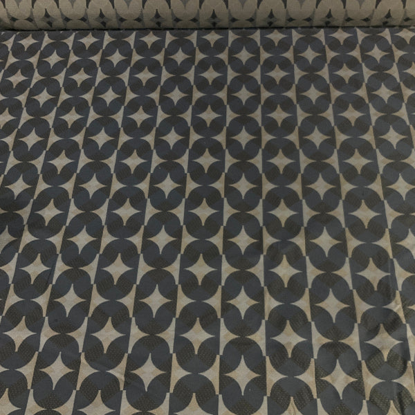 Maharam Cartouche Horizon Gray Upholstery Fabric