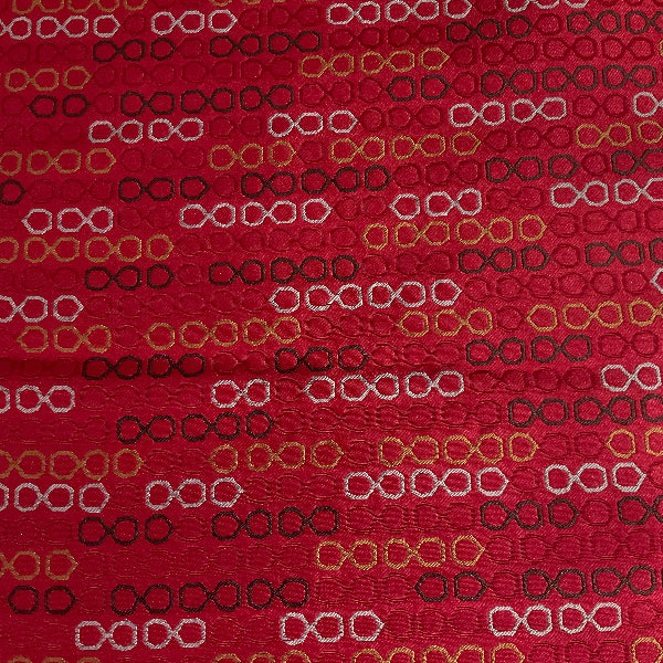 Momentum Lens Crimson Red Upholstery Fabric