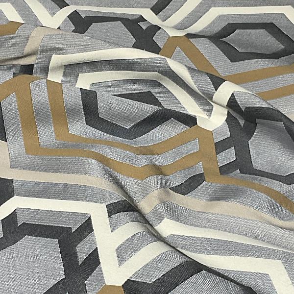 Remnant of Momentum Pantheon Cheshire Gray Outdoor Upholstery Fabric