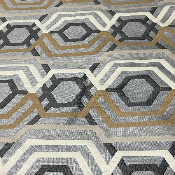 Remnant of Momentum Pantheon Cheshire Gray Outdoor Upholstery Fabric