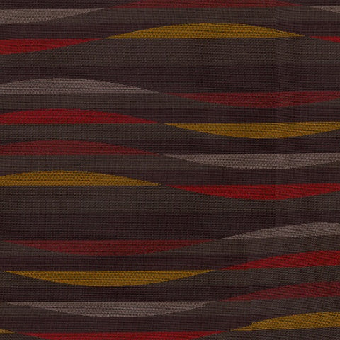 Anzea Ebb Flow Red Sea Stripe Upholstery Fabric