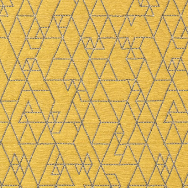 Remnant of CF Stinson Rubric Banana Upholstery Fabric