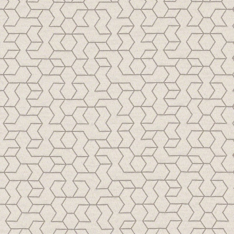 CF Stinson Tangram Parchment Upholstery Fabric