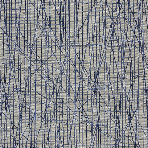 HBF Scribble XS Bleu Royal Upholstery Fabric