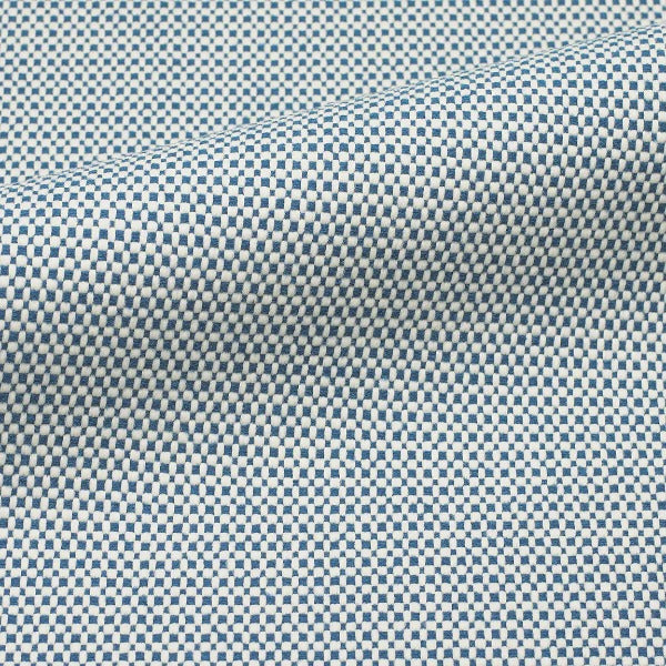 CF Stinson Square One Skyway Blue Upholstery Fabric