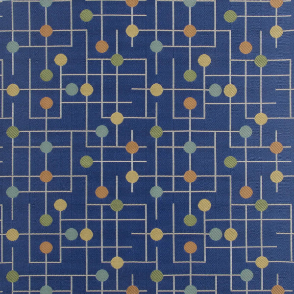 Remnant of Arc-Com Candy Land Blueberry Upholstery Fabric