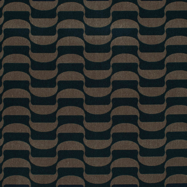 Remnant of Arc-Com Parentheses Upholstery Fabric