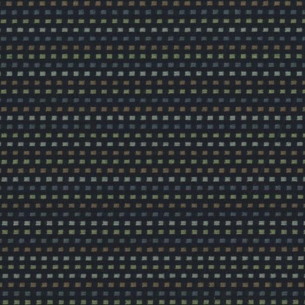 Designtex Seed Indigo Dotted Line Crypton Blue Upholstery Fabric