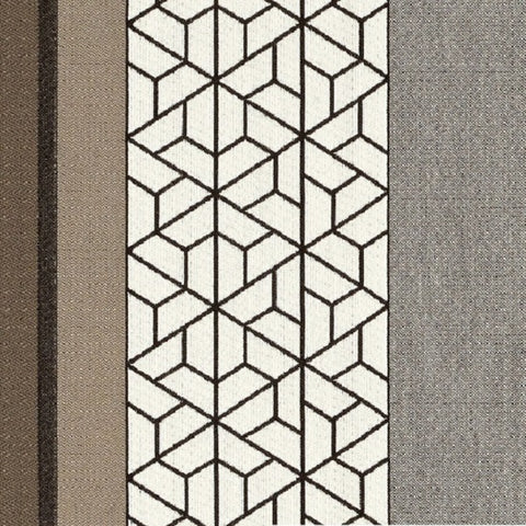 Remnant of Carnegie Triad Stripe 41 Sunbrella Upholstery Fabric
