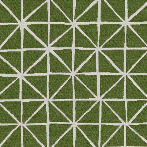 Fabric Remnant of Arc-Com Grid Grass Upholstery Fabric