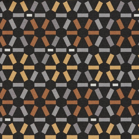 Arc-Com Atomic Onyx Upholstery Fabric