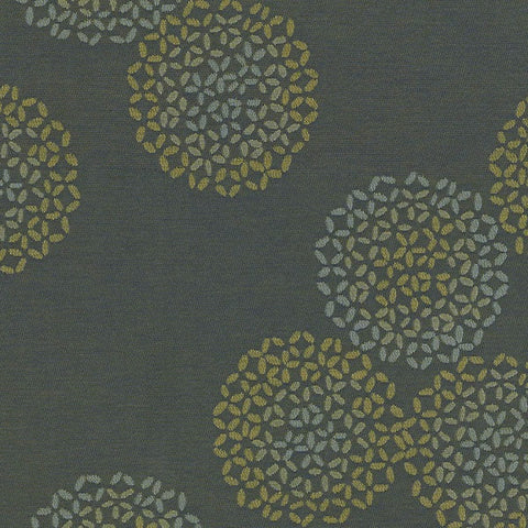 Remnant of Arc-Com Brayer Flower Herb Upholstery Fabric