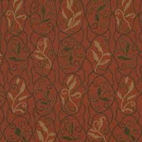 Maharam Fabrics Upholstery Fabric Remnant Balustrade Tomato