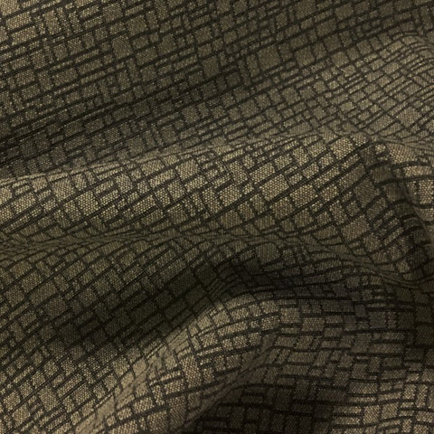 Mayer Mosaic Taupe Geometric Circles Upholstery Fabric