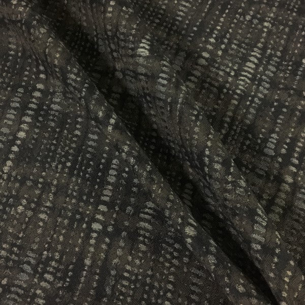 CF Stinson Vanish Chocolate Dotted Stripe Brown Upholstery Fabric