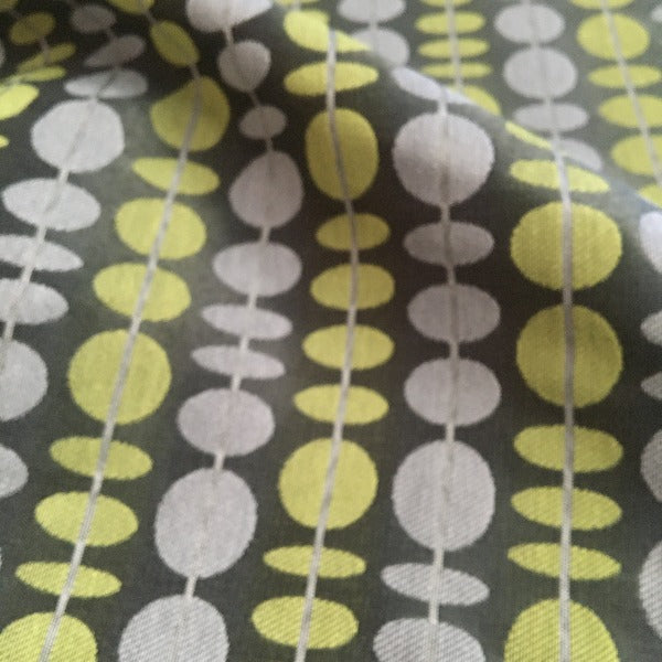 CF Stinson Retrograde Electric Gray Upholstery Fabric