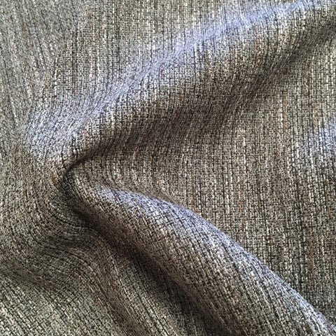 Mako Charcoal Tweed Gray Upholstery Fabric