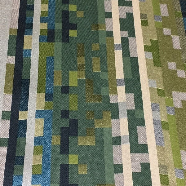 Maharam Anagram Electric Geometric Upholstery Fabric