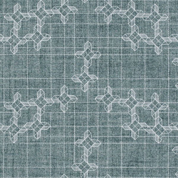 Remnant of Architex Laceum Broderie Anglaise Upholstery Fabric