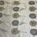 Burch Fabrics Rosalind Beige Floral Upholstery Fabric