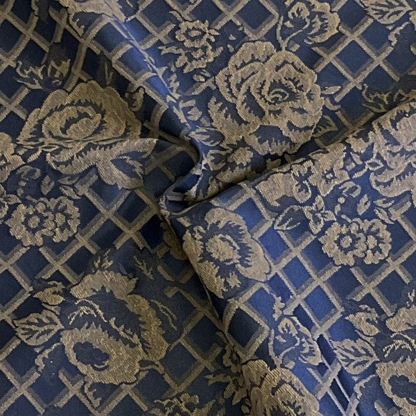 Burch Fabric Waverly Navy Upholstery Fabric Toto Fabrics