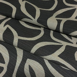 True Textiles Upholstery Fabric Modern Botanical Design Kiwi Graphite Toto Fabrics