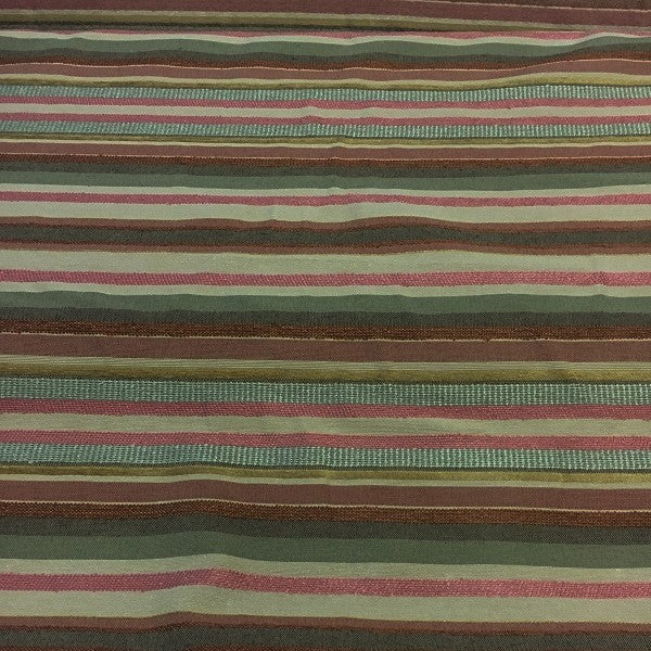 Swavelle Mill Creek Upholstery Fabric Pastel Stripe Pinata Garnet Toto Fabrics