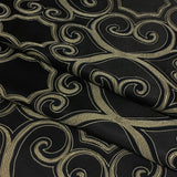 Swavelle Mill Creek Upholstery Fabric Designer Two Hearts Black Toto Fabrics