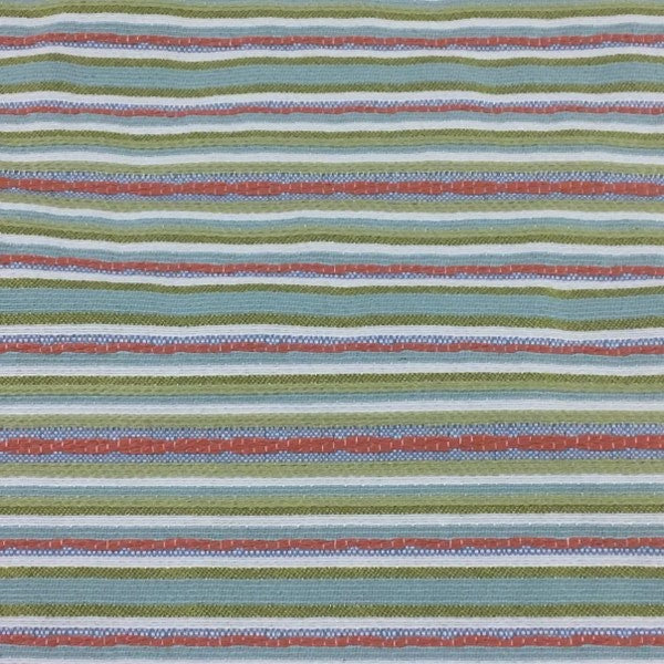 Swavelle Mill Creek Rezaz Fresh Stripe Green Upholstery Fabric
