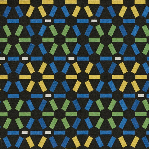 Arc-Com Atomic Cobalt Upholstery Fabric